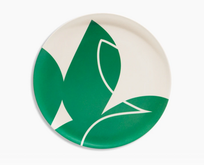 product image of bamboo salad plate set in flora 1 533