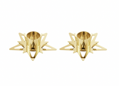product image of classic christmas star candleholder set of 2 1 544