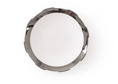 product image of diesel machine collection silver edge dessert plate by seletti 1 528