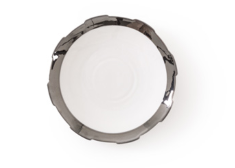 media image for diesel machine collection silver edge dessert plate by seletti 1 250