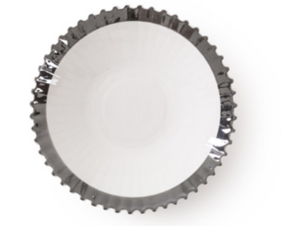product image of diesel machine collection silver edge soup plates by seletti 1 548