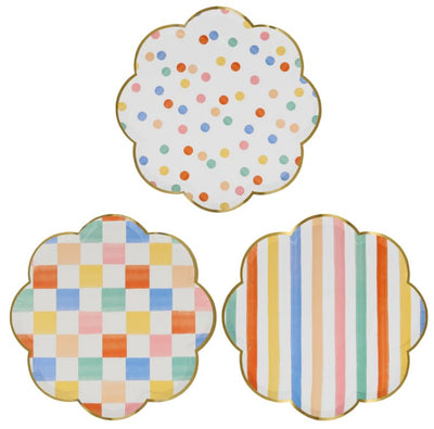 product image of colorful pattern partyware by meri meri mm 267286 1 538