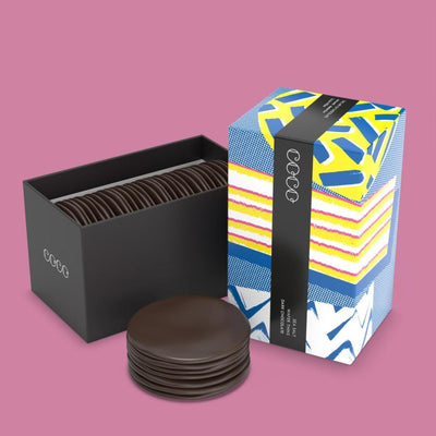 product image for sea salt dark chocolate wafer thins by coco cssdwthins 06 3 62