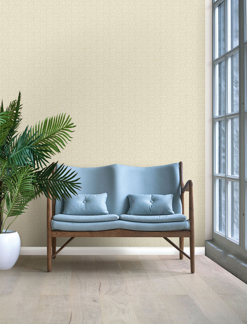 media image for Seagrass Weave Wallpaper in Twine from the More Textures Collection by Seabrook Wallcoverings 254