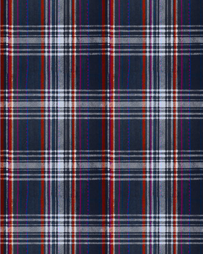 product image of Seaport Plaid Wallpaper in Navy Blue from the Sundance Villa Collection by Mind the Gap 542