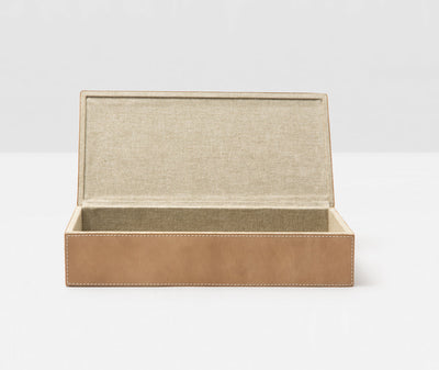 product image for Selby Large Accent Box (Pack of Two), Full-Grain Leather 28