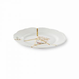 product image for kintsugi small dinner plate 3 by seletti 2 49