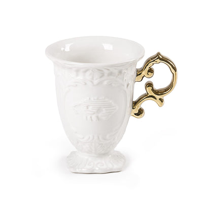 product image of I-Mug Porcelain Mug w/ Gold Handle design by Seletti 596