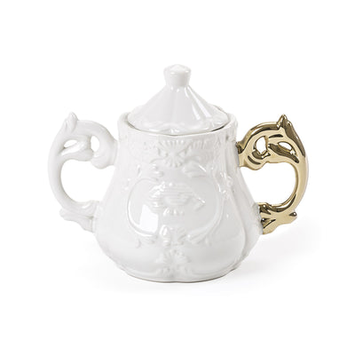 product image of Porcelain I-Sugar Bowl w/ Gold Handle design by Seletti 589