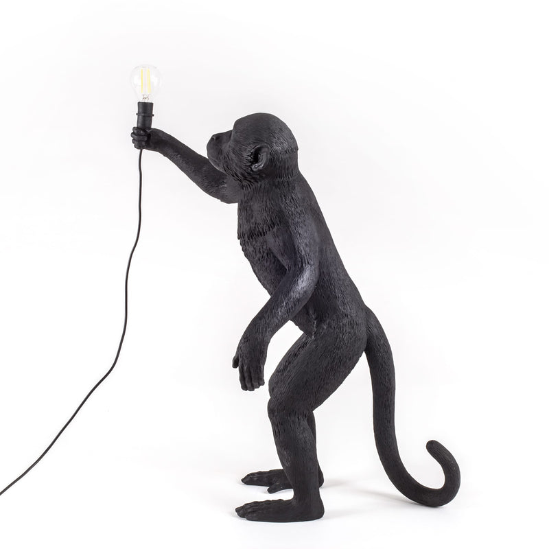 media image for The Monkey Lamp in Black Standing Version 211