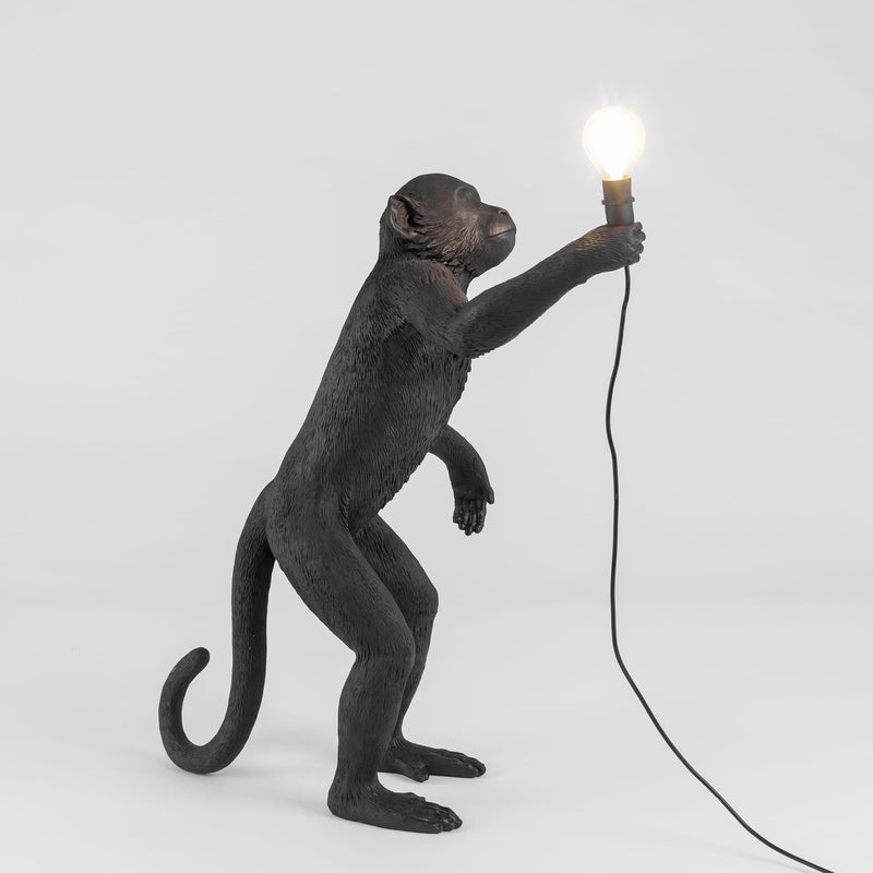 media image for The Monkey Lamp in Black Standing Version 21