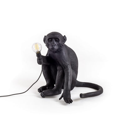 product image for The Monkey Lamp in Black Sitting Version design by Seletti 82
