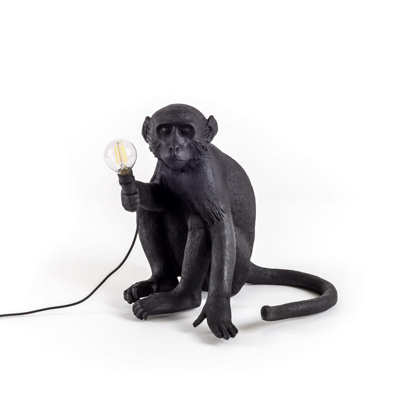 media image for The Monkey Lamp in Black Sitting Version design by Seletti 259