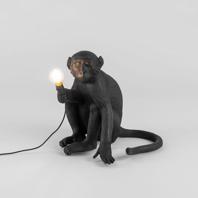 product image for The Monkey Lamp in Black Sitting Version 40