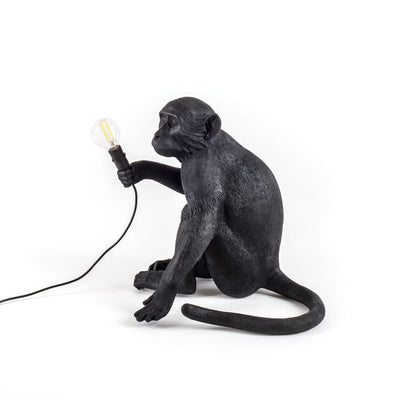 product image for The Monkey Lamp in Black Sitting Version 53