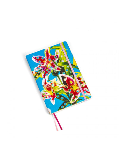 product image for notebook big flowers with holes by seletti 1 5