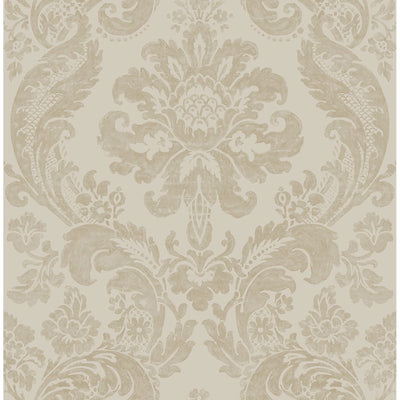 product image for Shadow Damask Wallpaper in Khaki from the Moonlight Collection by Brewster Home Fashions 47