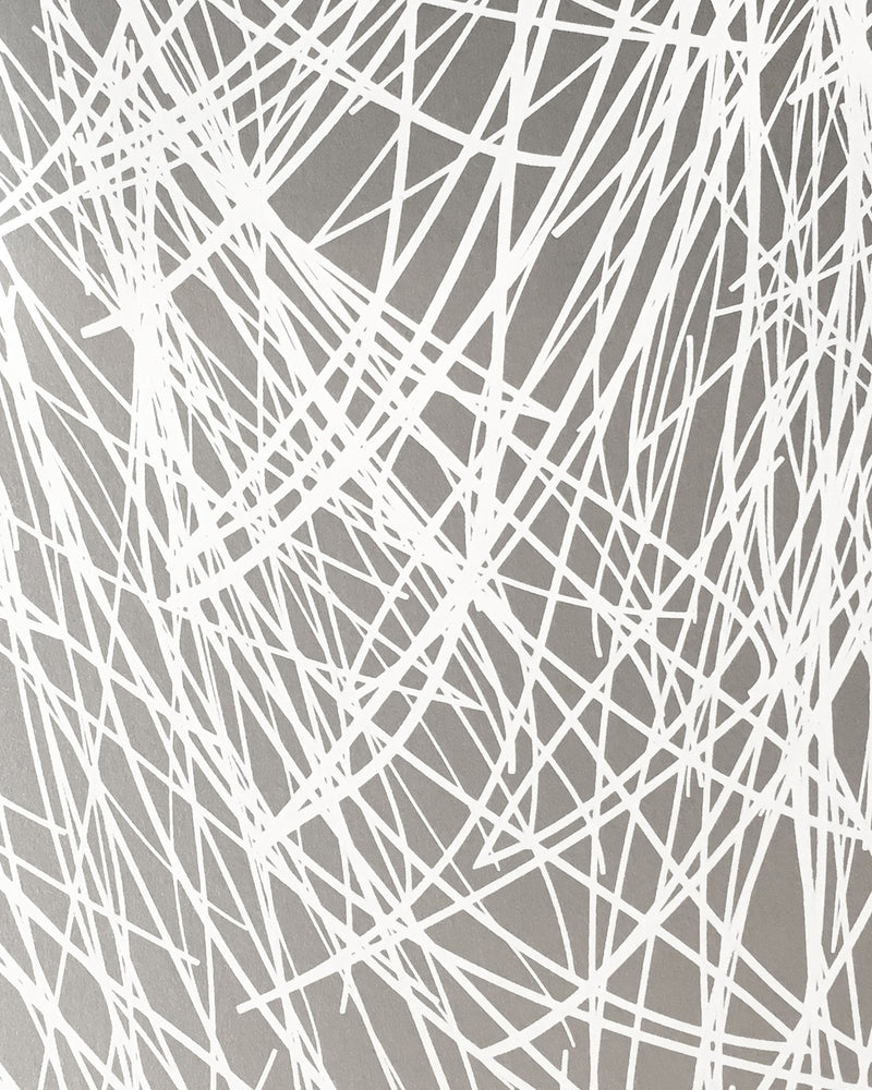 media image for sample shag wallpaper in white thread design by jill malek 1 269