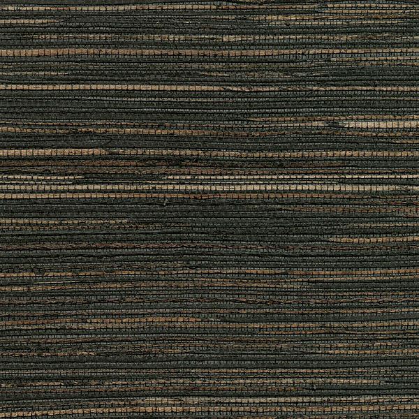 media image for Shandong Ramie Grasscloth Wallpaper in Charcoal by Brewster Home Fashions 281