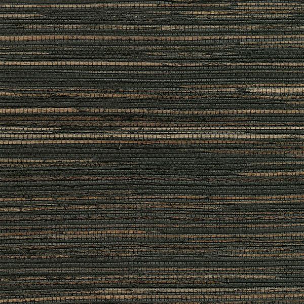media image for Shandong Ramie Grasscloth Wallpaper in Charcoal by Brewster Home Fashions 213
