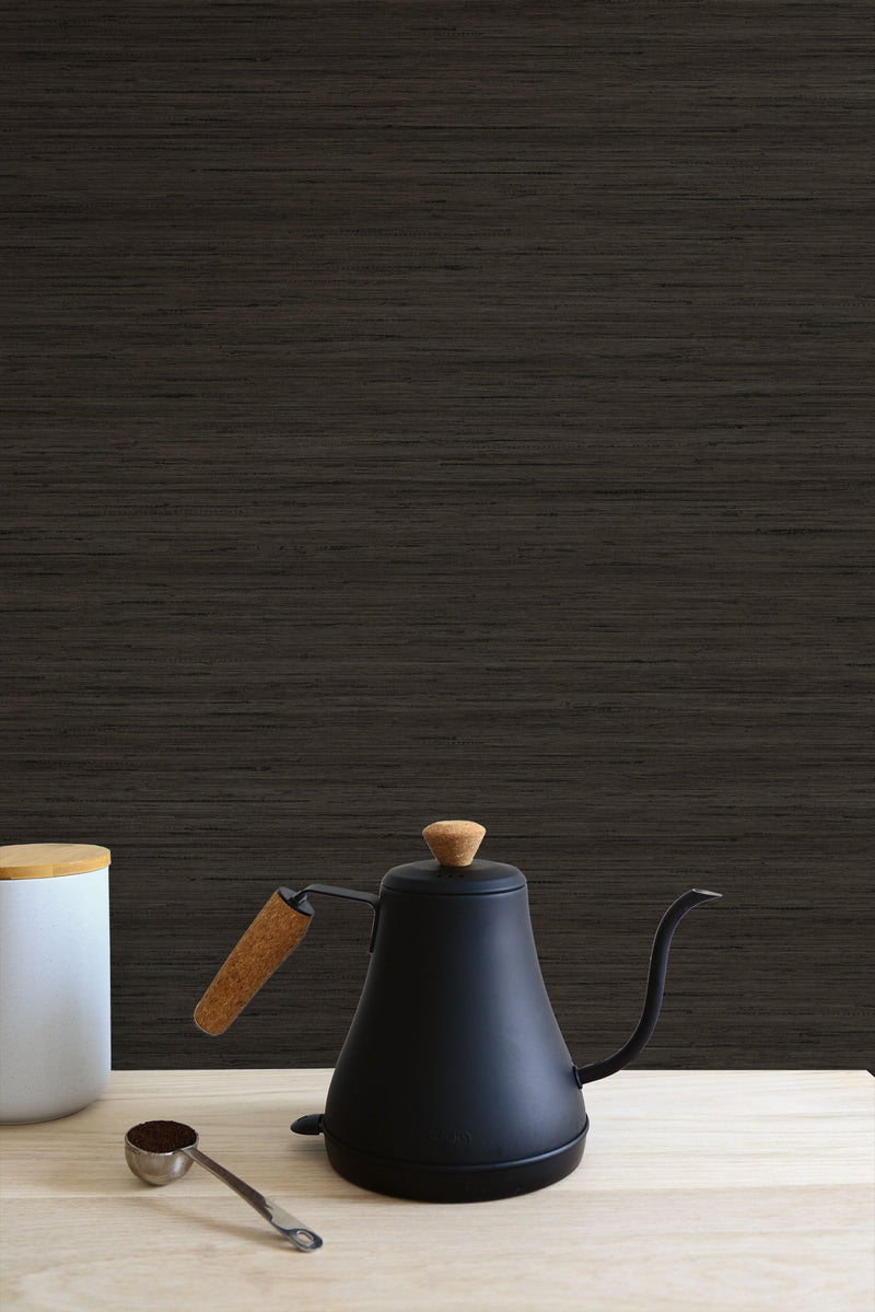 media image for Shantung Silk Wallpaper in Clove from the More Textures Collection by Seabrook Wallcoverings 255