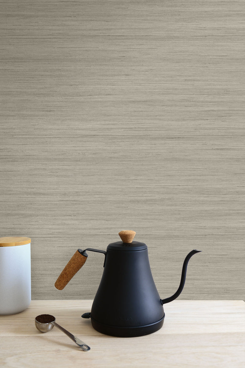 media image for Shantung Silk Wallpaper in Hammered Steel from the More Textures Collection by Seabrook Wallcoverings 223