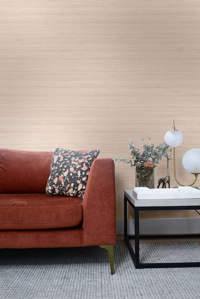 product image for Shantung Silk Wallpaper in Posy from the More Textures Collection by Seabrook Wallcoverings 27
