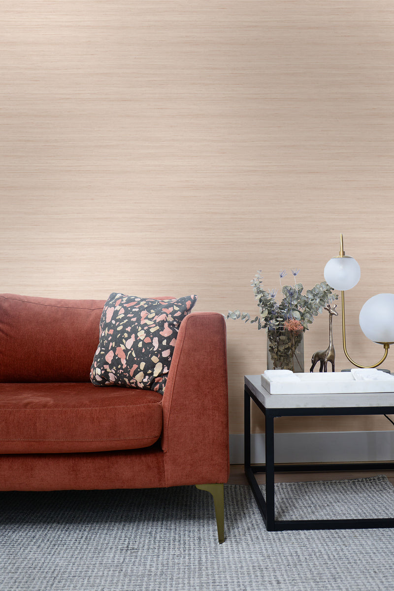 media image for Shantung Silk Wallpaper in Posy from the More Textures Collection by Seabrook Wallcoverings 244