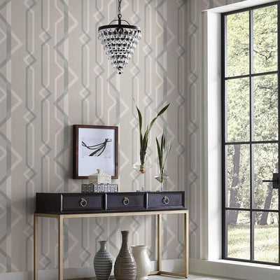 product image for Shape Shifter Wallpaper in Dark Beige from the Geometric Resource Collection by York Wallcoverings 25