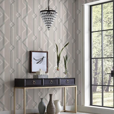 product image for Shape Shifter Wallpaper in Dark Beige from the Geometric Resource Collection by York Wallcoverings 16