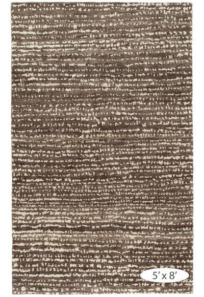 product image for shepherd grey hand knotted wool rug by dash albert da1862 912 4 74