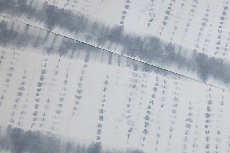 media image for Shibori Stripe Wallpaper in Washed Indigo 271