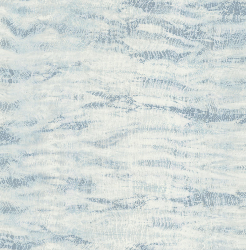 media image for sample shibori wallpaper in blue and cream from the solaris collection by mayflower wallpaper 1 227