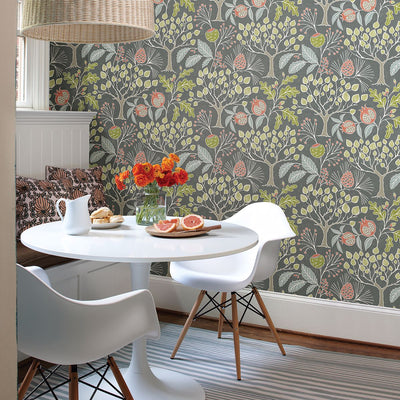 product image for Shiloh Botanical Wallpaper in Grey from the Bluebell Collection by Brewster Home Fashions 71