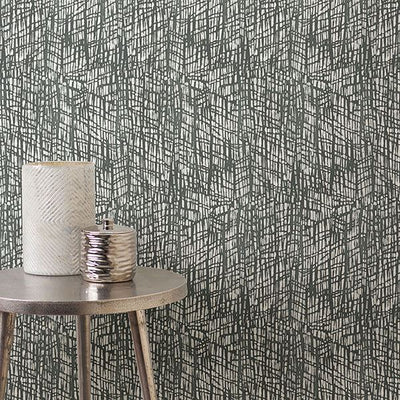 product image for Shimmer Abstract Texture Wallpaper in Grey from the Moonlight Collection by Brewster 45