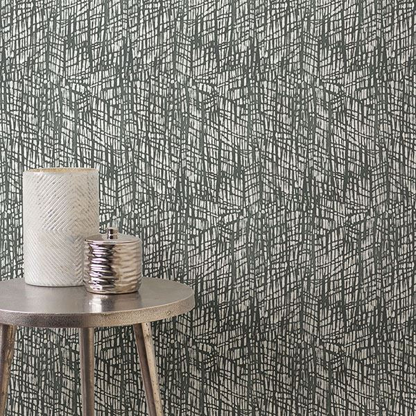 media image for Shimmer Abstract Texture Wallpaper in Grey from the Moonlight Collection by Brewster 251