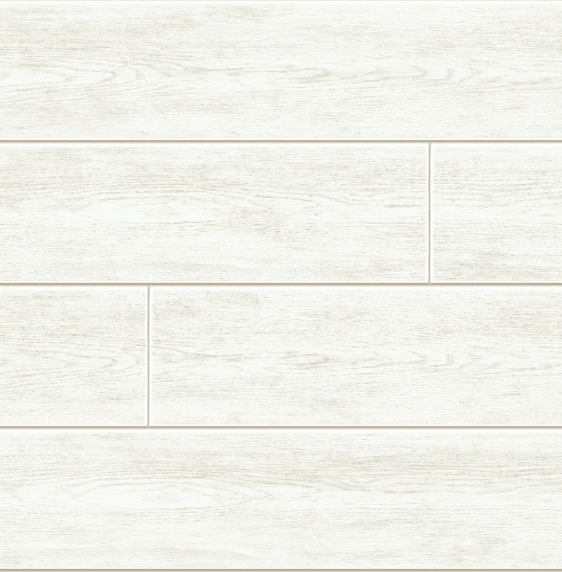 media image for Shiplap Peel-and-Stick Wallpaper in Off White by NextWall 297