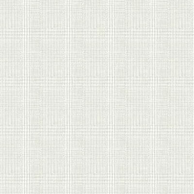 product image of Shirting Plaid Wallpaper in Grey from the Traveler Collection by Ronald Redding 513