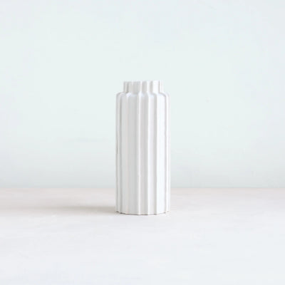 product image for ceramic ribbed cylinder vases 3 47
