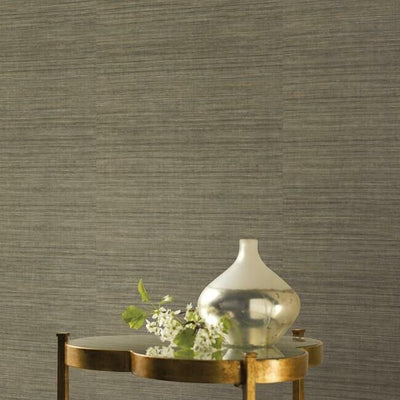 product image for Silk Elegance Vinyl Wallpaper in Dark Taupe from the Ronald Redding 24 Karat Collection by York Wallcoverings 4