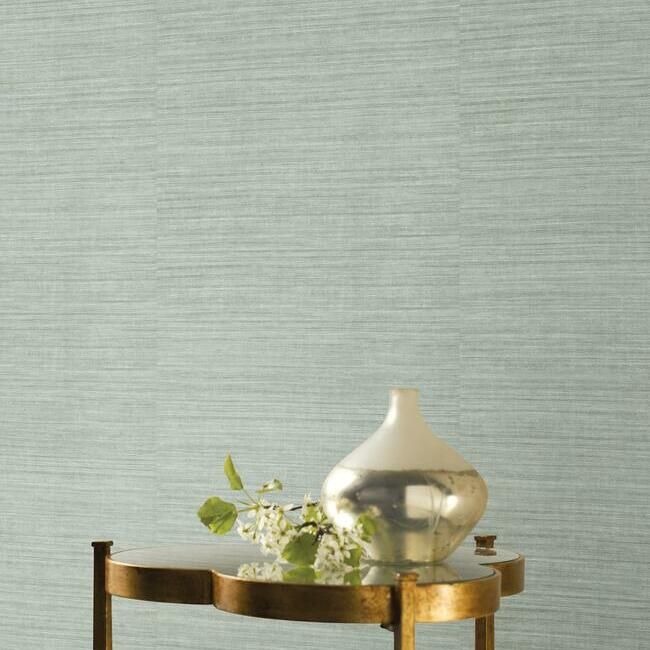 media image for Silk Elegance Vinyl Wallpaper in Grey from the Ronald Redding 24 Karat Collection by York Wallcoverings 261
