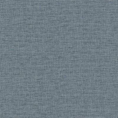 product image for Silk Linen Weave Wallpaper in Navy from the Simply Farmhouse Collection by York Wallcoverings 10