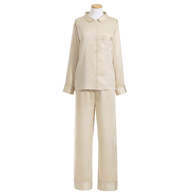 media image for silken solid sand pajama by pine cone hill pc3818 xs 1 258