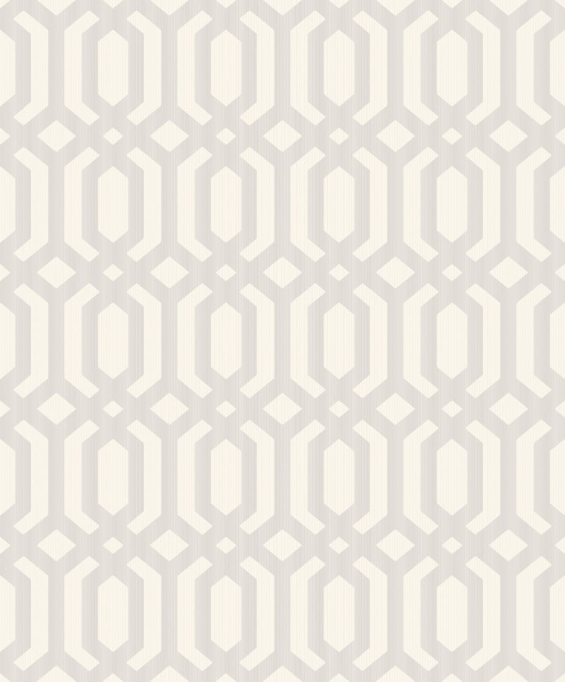media image for Silver Intersecting Lattice Wallpaper by Walls Republic 250