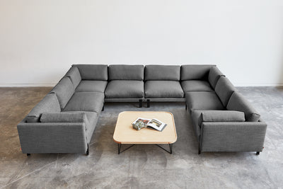product image for silverlake u shaped sectional by gus modern 4 34