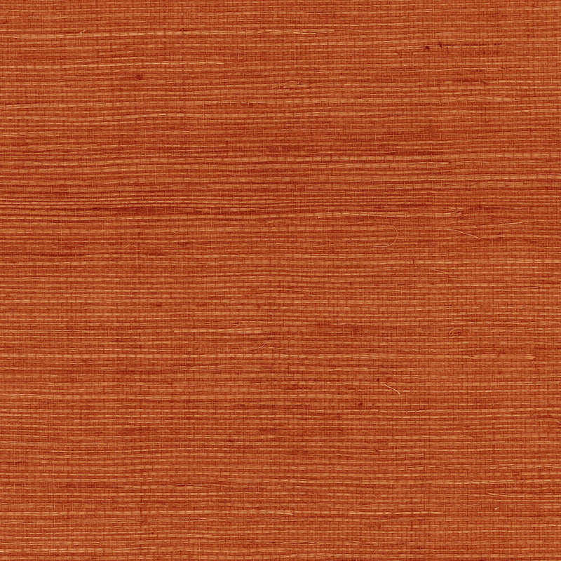 media image for Sisal Grasscloth Wallpaper in Blood Orange from the Luxe Retreat Collection by Seabrook Wallcoverings 275