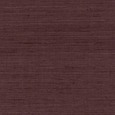 product image of Sisal Grasscloth Wallpaper in Deep Plum from the Luxe Retreat Collection by Seabrook Wallcoverings 549