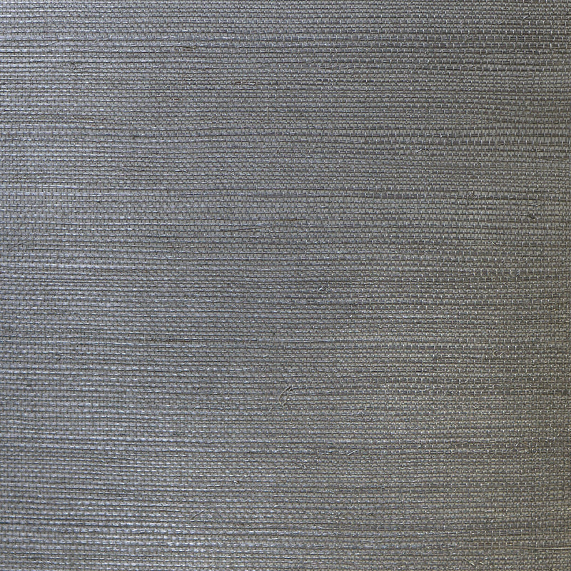 media image for Sisal Grasscloth Wallpaper in Graphite from the Luxe Retreat Collection by Seabrook Wallcoverings 264