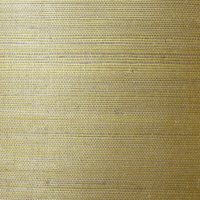 product image of Sisal Grasscloth Wallpaper in Metallic Gold and Aloe from the Luxe Retreat Collection by Seabrook Wallcoverings 541