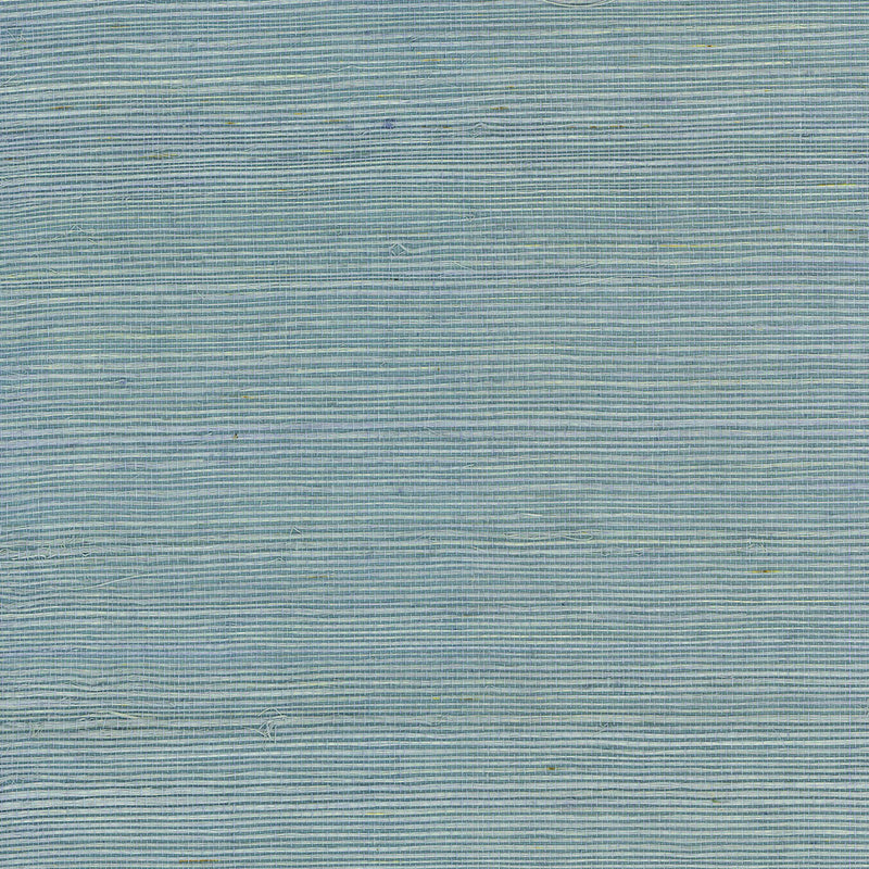 media image for Sisal Grasscloth Wallpaper in Powder Blue from the Luxe Retreat Collection by Seabrook Wallcoverings 256
